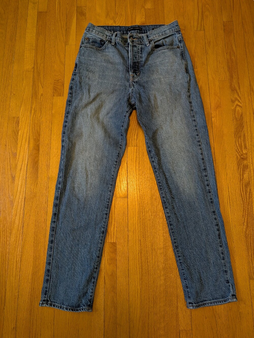 Modern American Bancroft "The Mom" High Rise Jeans - Wash: Rhiannon 26